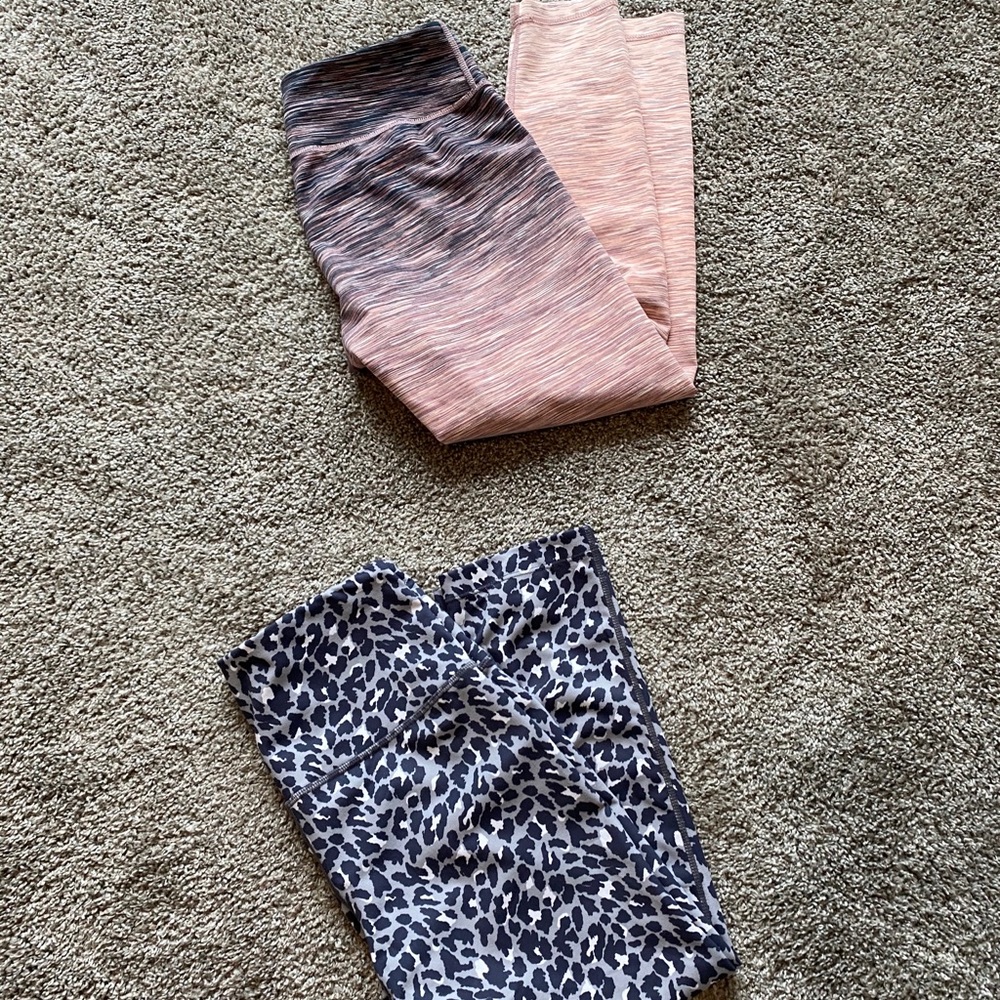 Set of 2 zella athletic Capri leggings